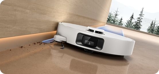 Dreame D20 Pro tisztító robot a fal mentén